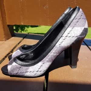Steve Madden open toe heels 7.5